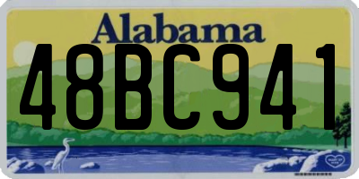 AL license plate 48BC941