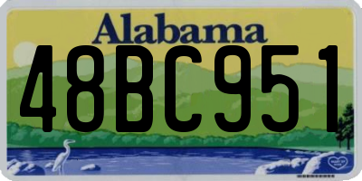 AL license plate 48BC951