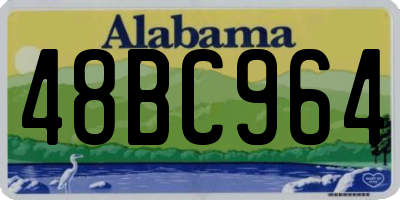 AL license plate 48BC964