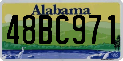 AL license plate 48BC971