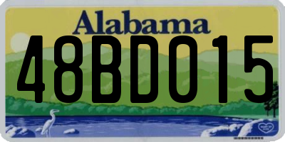 AL license plate 48BD015
