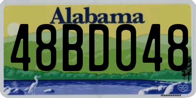 AL license plate 48BD048