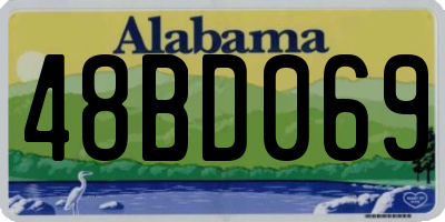AL license plate 48BD069