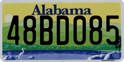 AL license plate 48BD085