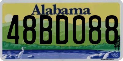 AL license plate 48BD088