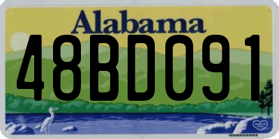 AL license plate 48BD091
