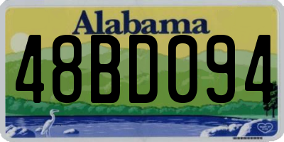 AL license plate 48BD094