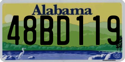 AL license plate 48BD119