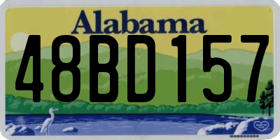 AL license plate 48BD157