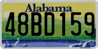 AL license plate 48BD159