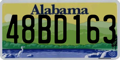 AL license plate 48BD163