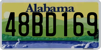 AL license plate 48BD169