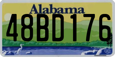 AL license plate 48BD176