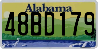AL license plate 48BD179