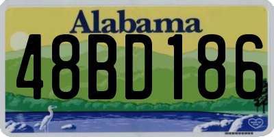 AL license plate 48BD186
