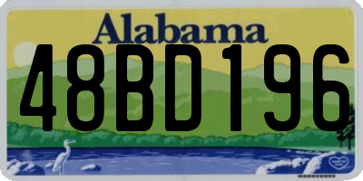 AL license plate 48BD196
