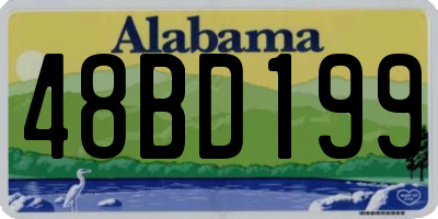 AL license plate 48BD199