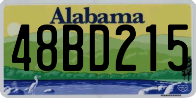 AL license plate 48BD215