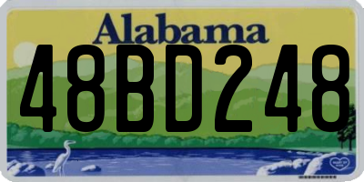 AL license plate 48BD248