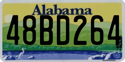 AL license plate 48BD264