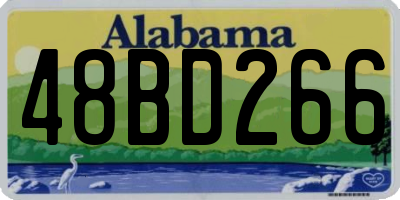 AL license plate 48BD266
