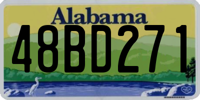 AL license plate 48BD271