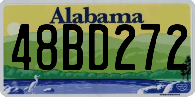 AL license plate 48BD272