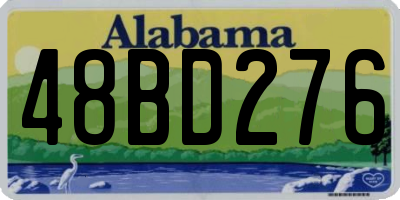 AL license plate 48BD276