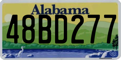 AL license plate 48BD277