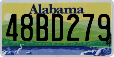 AL license plate 48BD279