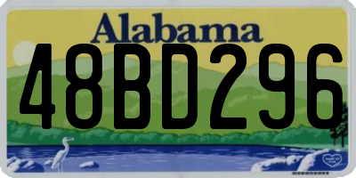 AL license plate 48BD296