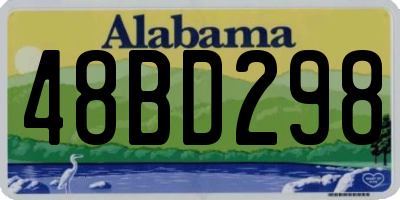 AL license plate 48BD298