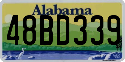 AL license plate 48BD339