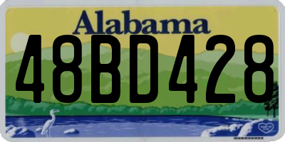AL license plate 48BD428