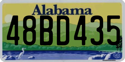 AL license plate 48BD435