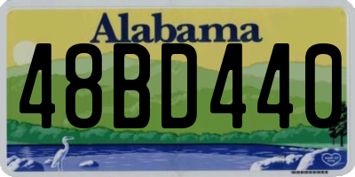 AL license plate 48BD440