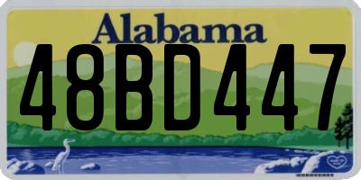 AL license plate 48BD447
