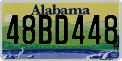 AL license plate 48BD448