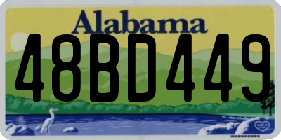 AL license plate 48BD449