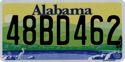 AL license plate 48BD462
