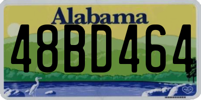 AL license plate 48BD464