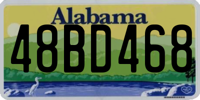 AL license plate 48BD468