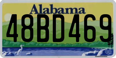 AL license plate 48BD469