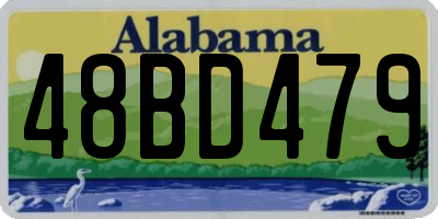 AL license plate 48BD479