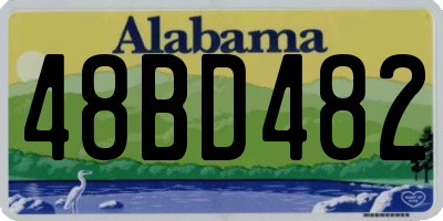 AL license plate 48BD482