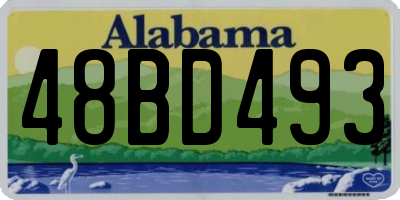 AL license plate 48BD493