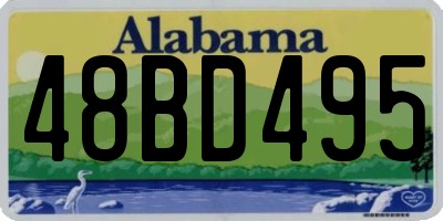 AL license plate 48BD495