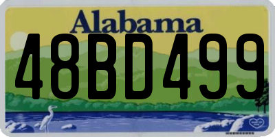 AL license plate 48BD499