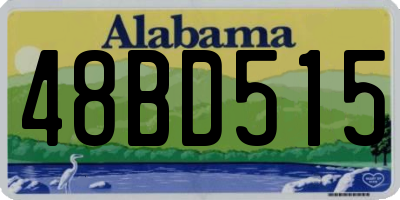 AL license plate 48BD515
