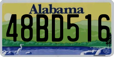 AL license plate 48BD516
